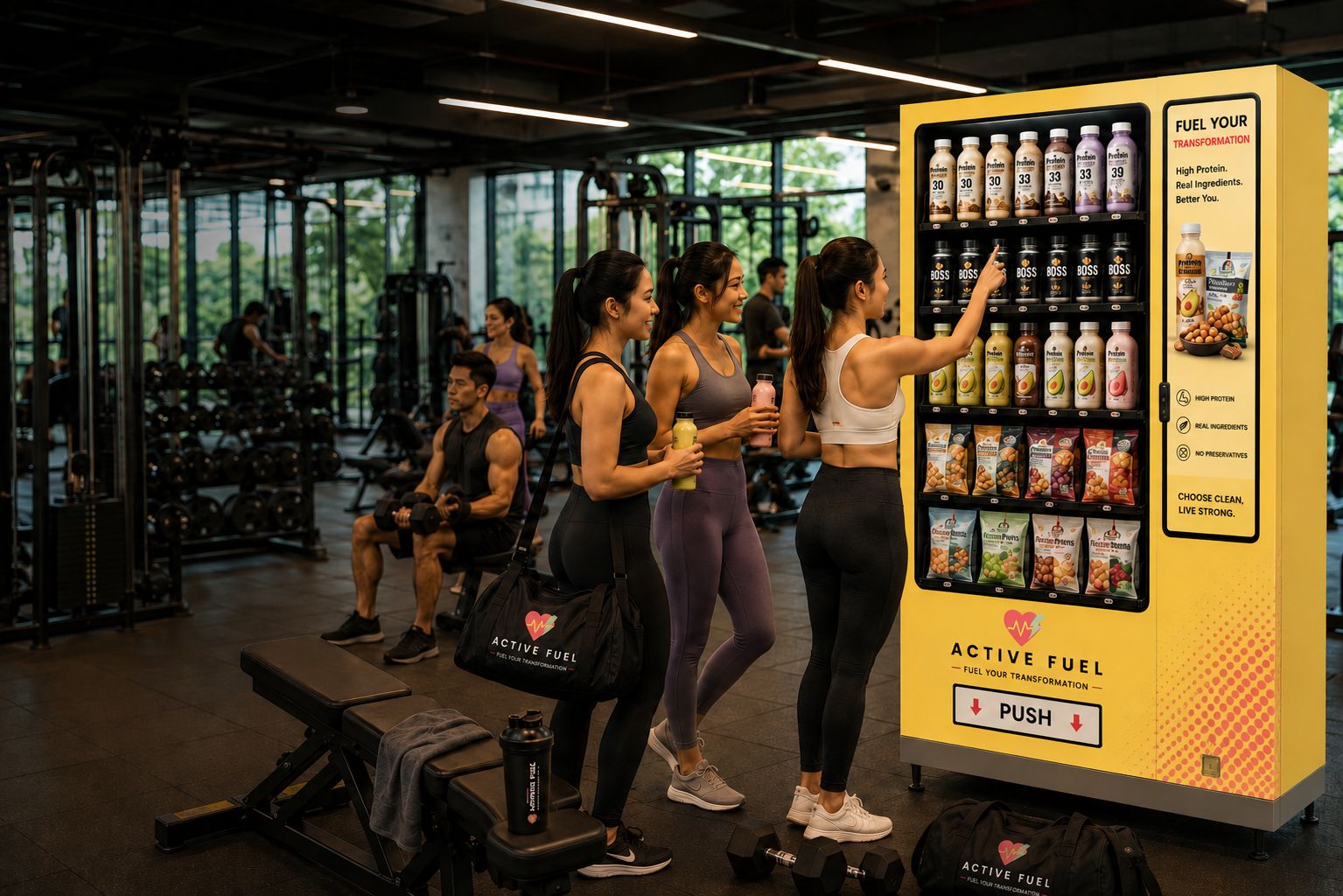 ActiveFuel recovery station at T-Power Up Fitness gym